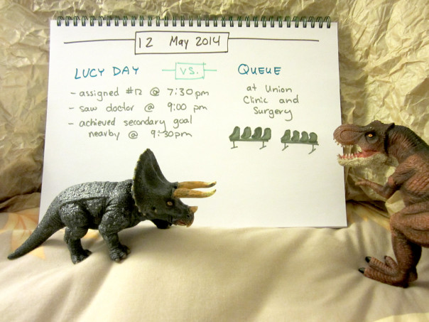 Lucy Day vs. Queue at Union Clinic and Surgery
