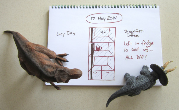 Lucy Day vs. Breakfast Coffee