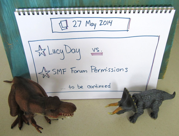 Lucy Day vs. SMF forum permissions